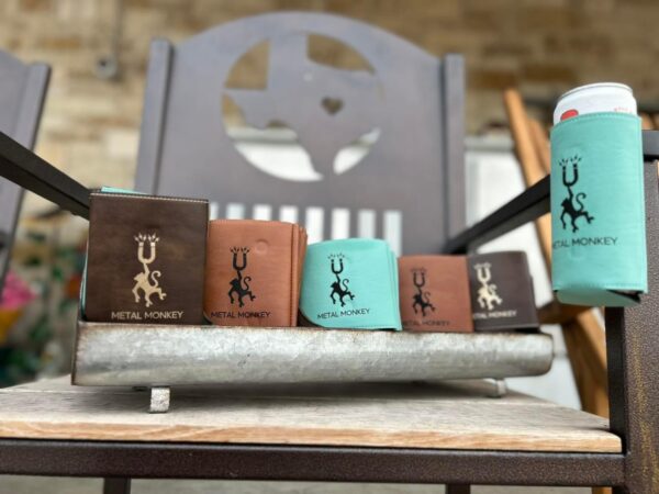 Metal Monkey Koozie