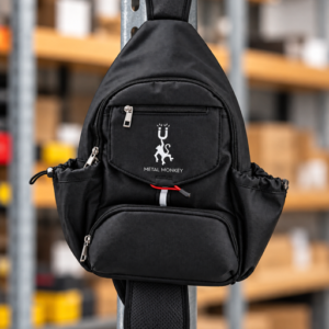 Metal Monkey Magnetic Sling Backpack
